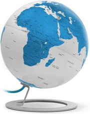 Globe iGlobe Licht Turquoise 25cm diameter metaal/chroom