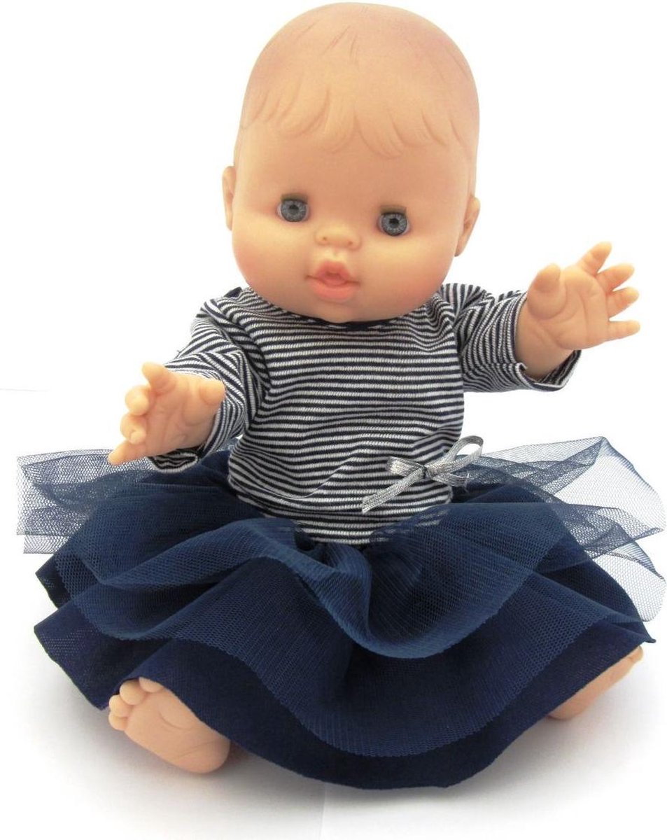 Paola Reina bretons poppenkleding Kledingset voor Gordi babypop