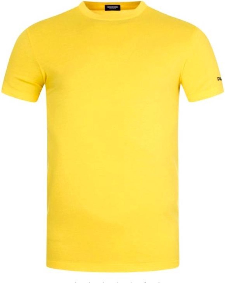 Dsquared2 Round Neck T-Shirt Yellow - XS
