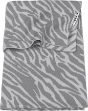 Meyco Zebra ledikantdeken - 100x150cm - Grijs