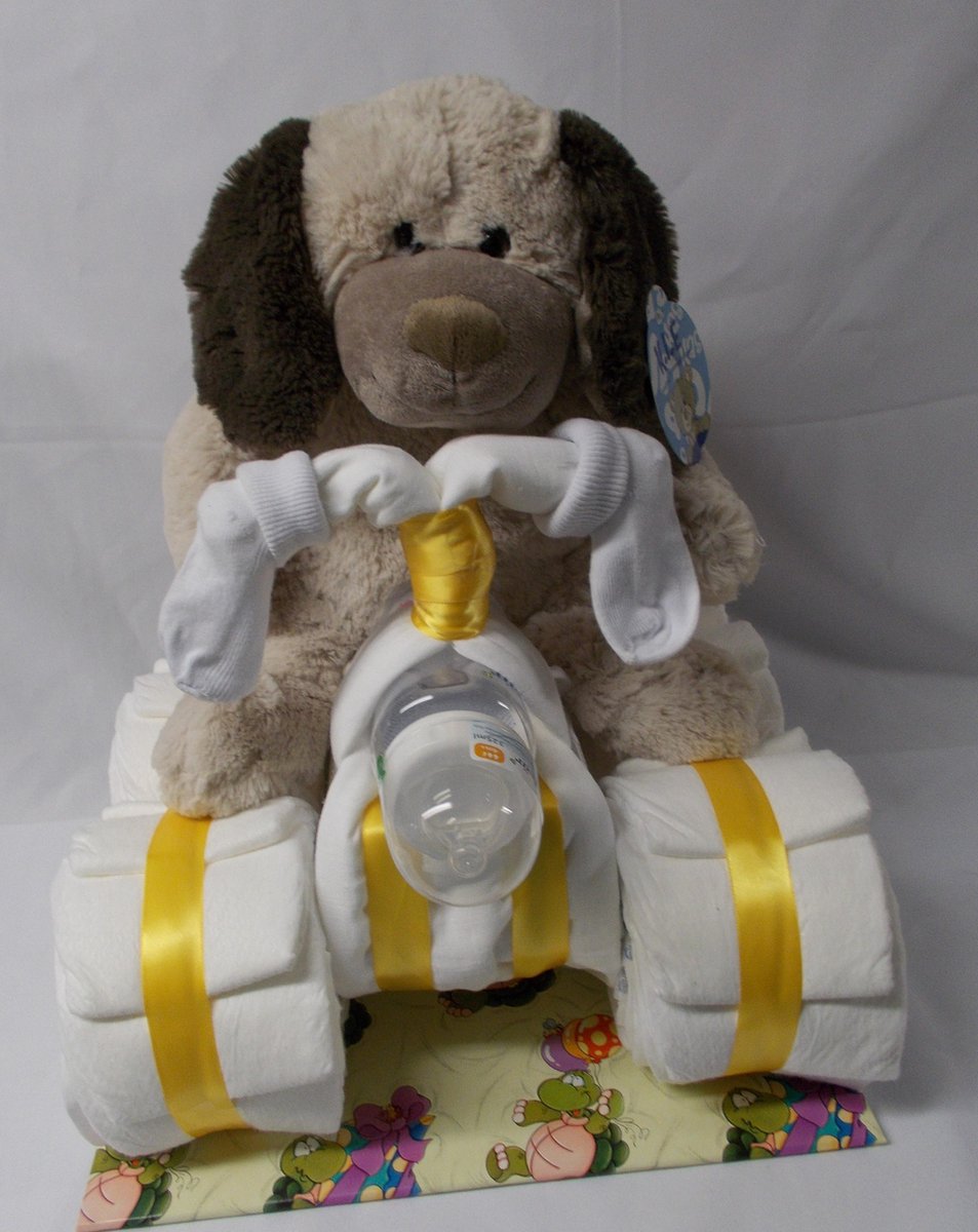luiertaart /pampertaart Quad groot hondje