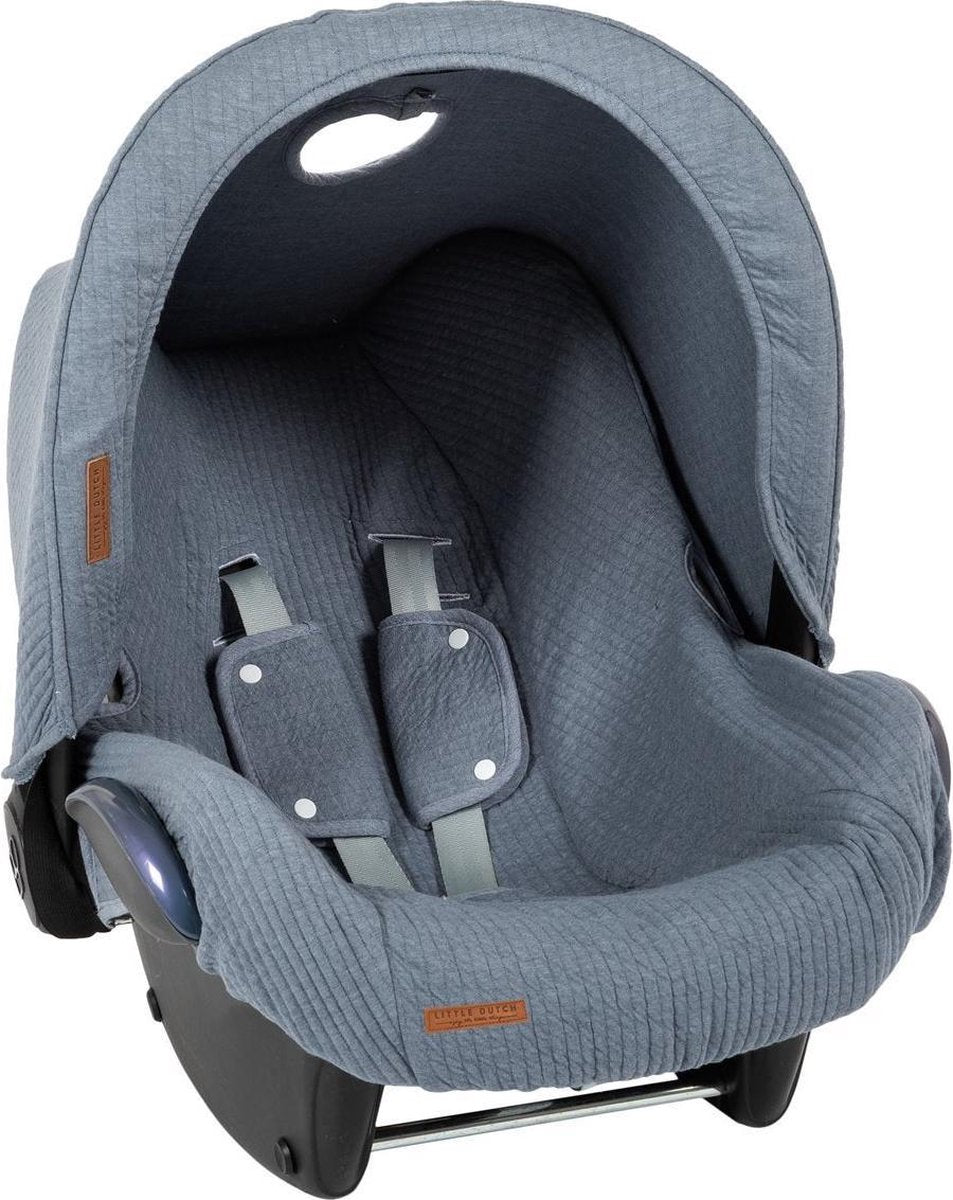 Little Dutch Zonnekap Voor Autostoel - Blauw