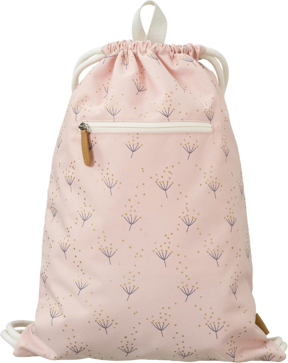 Fresk zwemtas Dandellion - zwemzak - turnzak - turntas -sporttas - kind - baby roze
