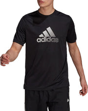 adidas - Activated Tech AEROREADY Tee - Zwart - Heren - maat  S