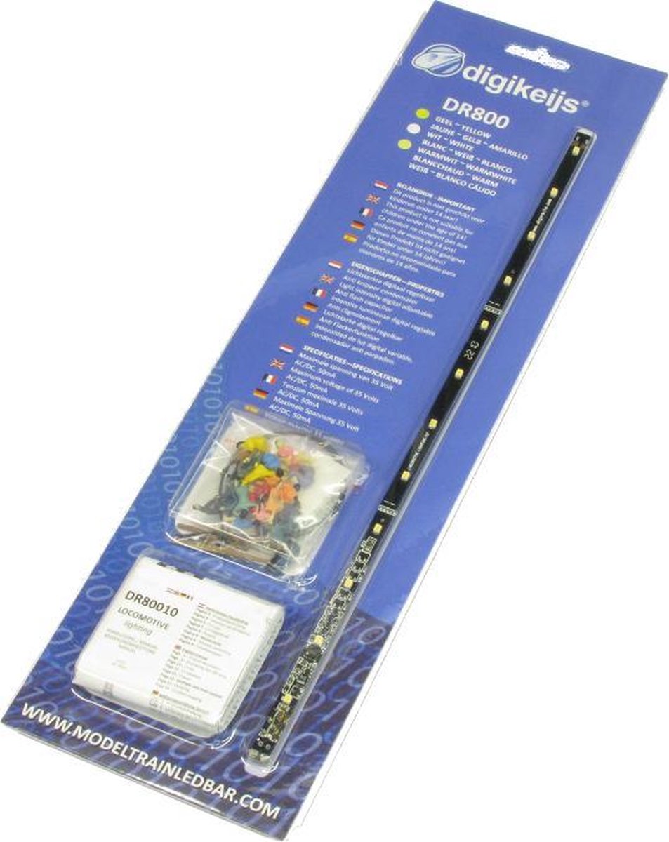 DR800GOLD-H0 - Digitaal binnenverlichting pakket Warm Wit Schaal H0