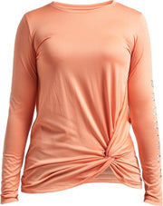 Röhnisch Trainingshirt Knot Dames Polyester/elastaan Roze Maat M