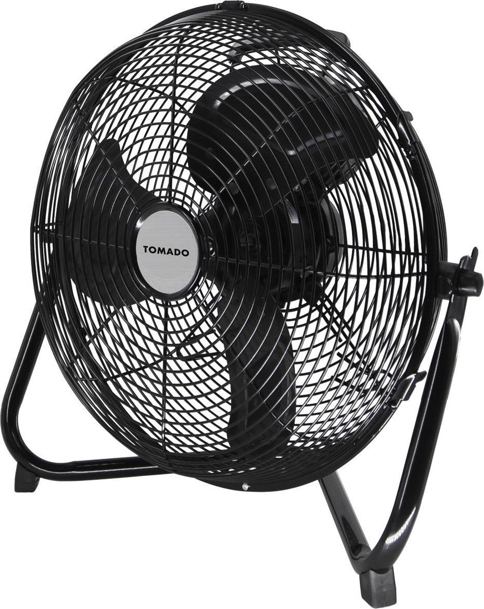 Tomado TFF4001B - Vloerventilator - 40 cm - Verticaal kantelbaar -  Zwart