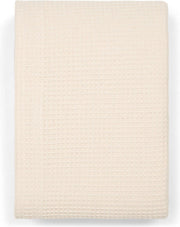 Damminga - Wiegdeken – Baby dekentje - Wafel - Katoenen - 75x100cm - Beige