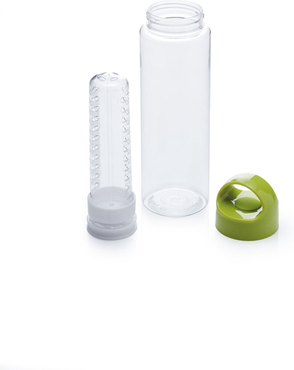 Kitchencraft Waterfles Infuse 18 Cm 500 Ml Groen