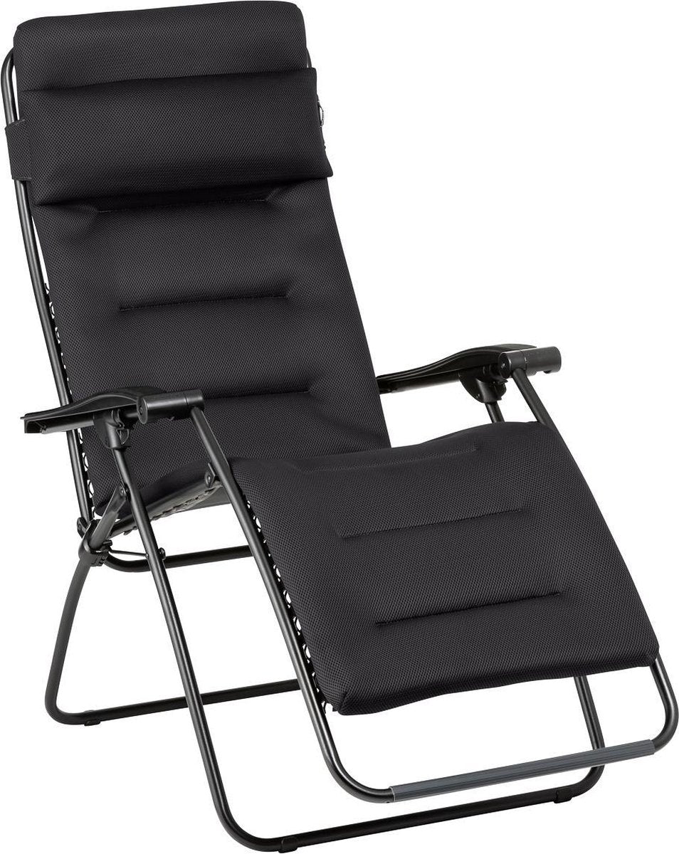 Lafuma Rsx Clip Aircomfort - relaxstoelen - inklapbaar - Zwart