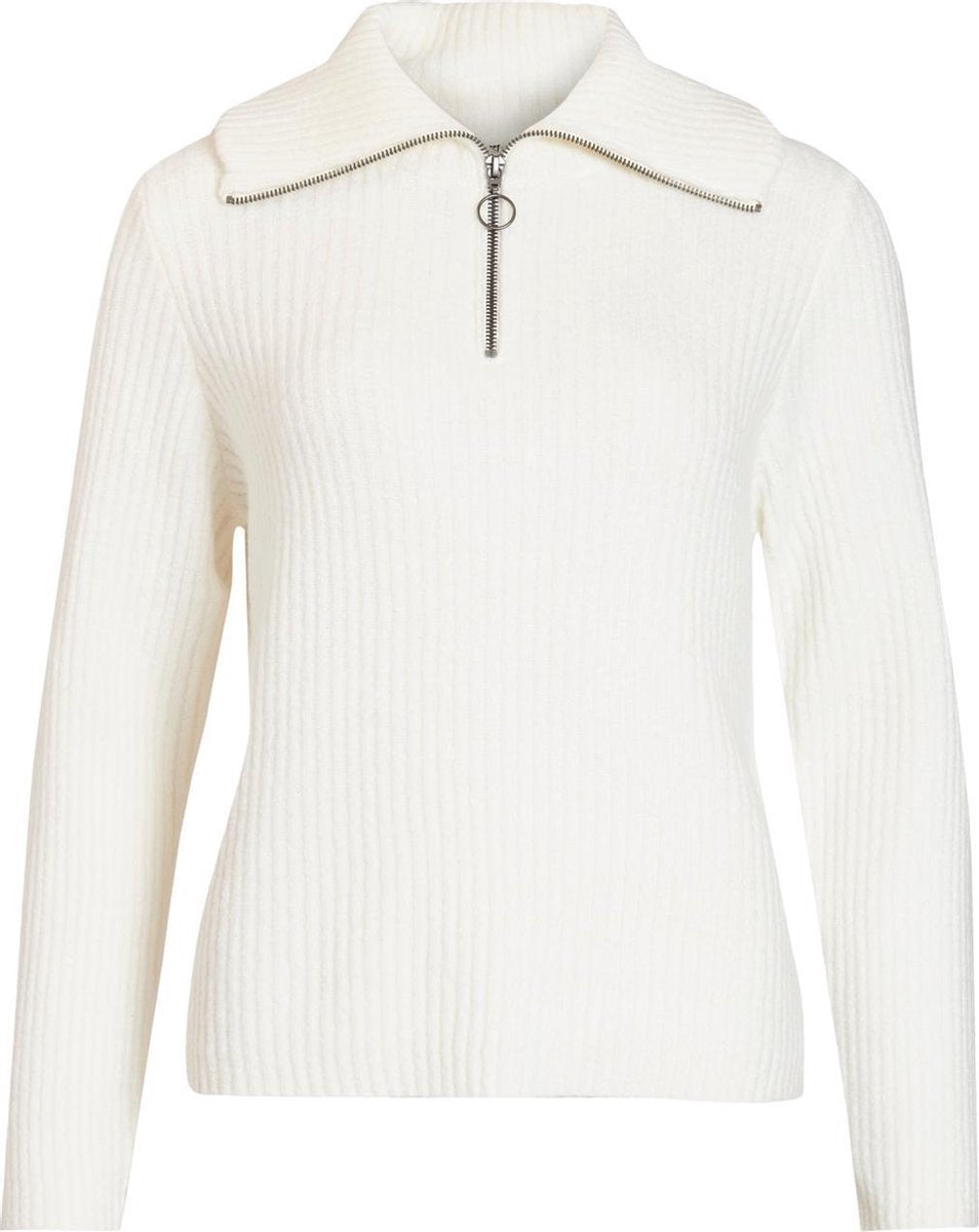 Objrachel l/s knit pullover Gardenia