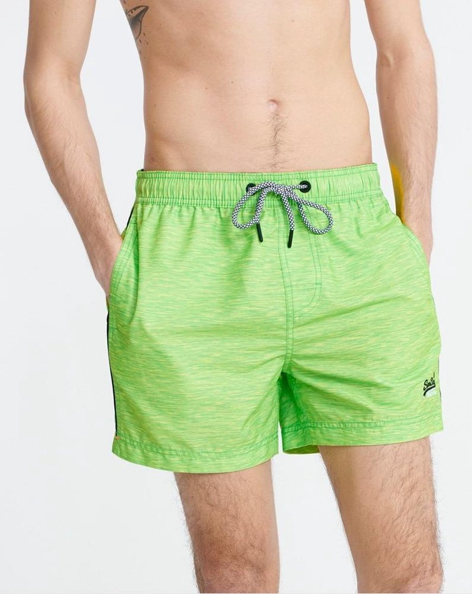 Superdry - Heren Zwembroek - Beach Volley - Groen