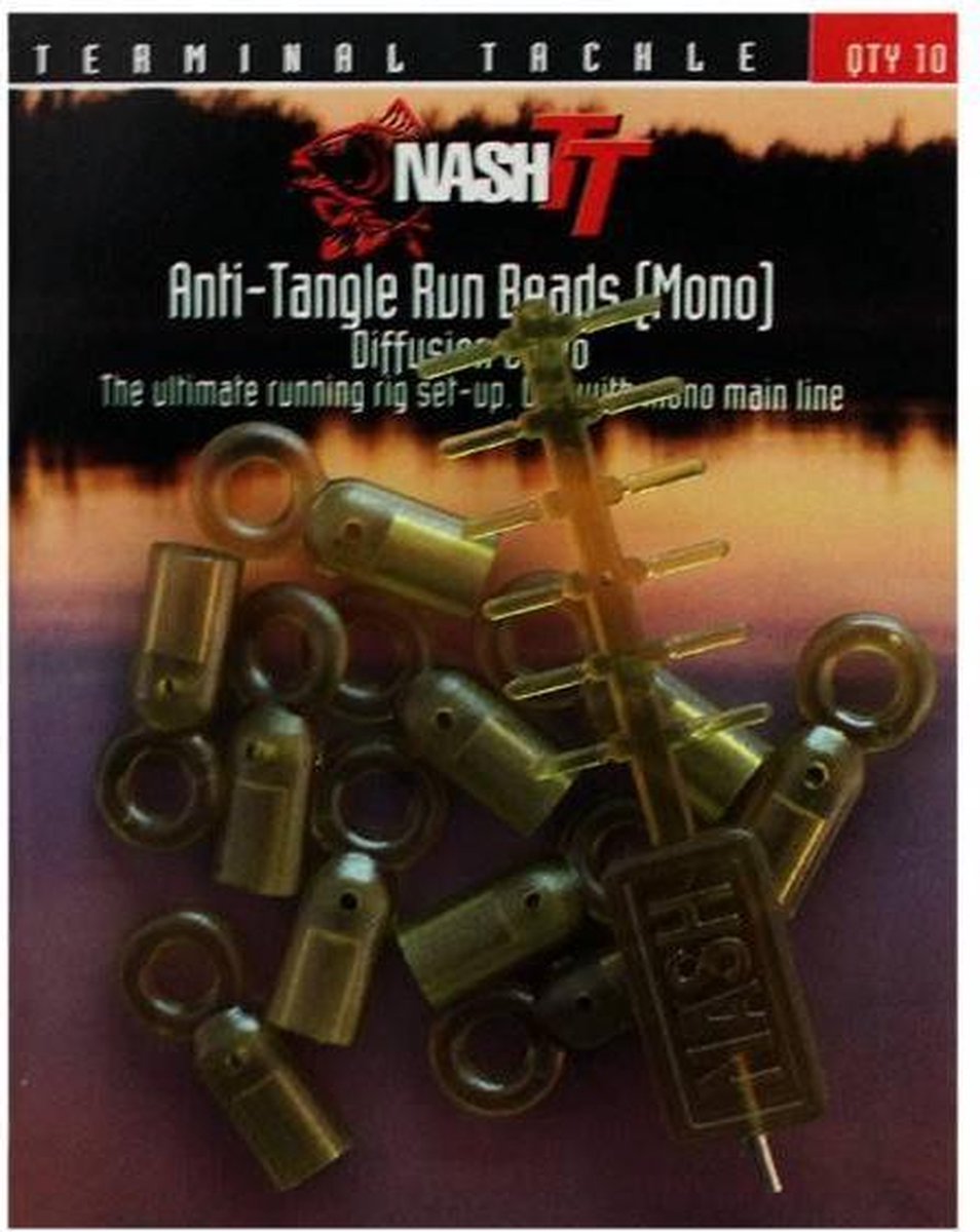 Nash anti-tangle run beads mono | diffusion camo | 10 st