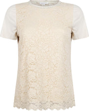 Tramontana | Kanten Top | Champagne | Maat M