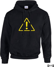 Hoodie | Gevarensymbolen | Uitroepteken - XXL