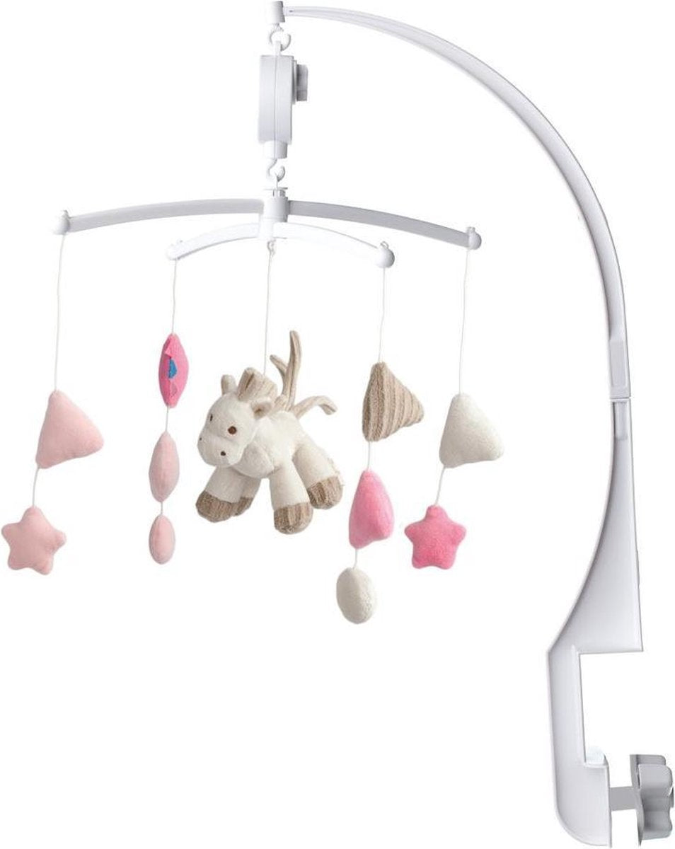 Muziekmobiel Jumper Pink+ Doudou Gratis