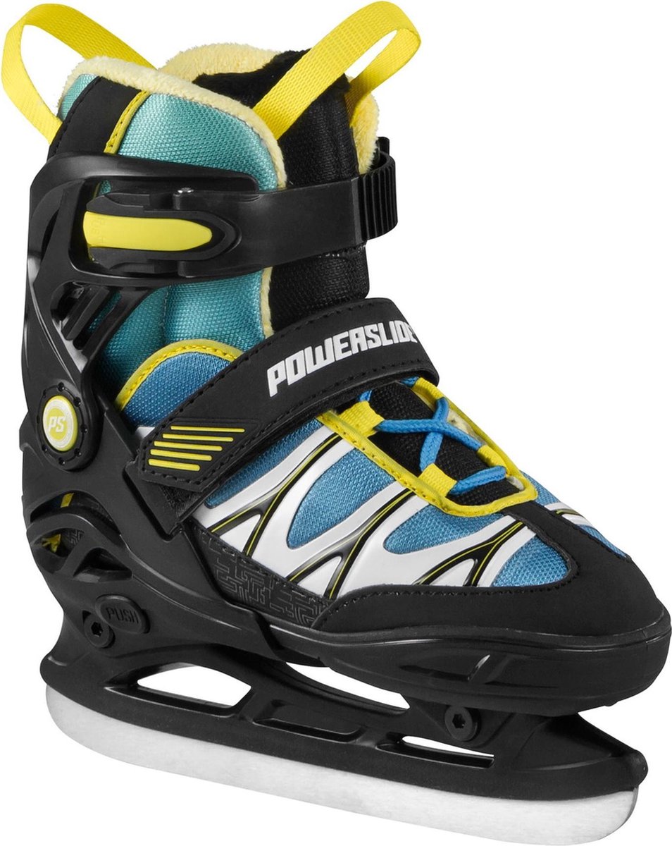 Powerslide Schaatsen - Maat 27-30 - Jongens - zwart/blauw/geel
