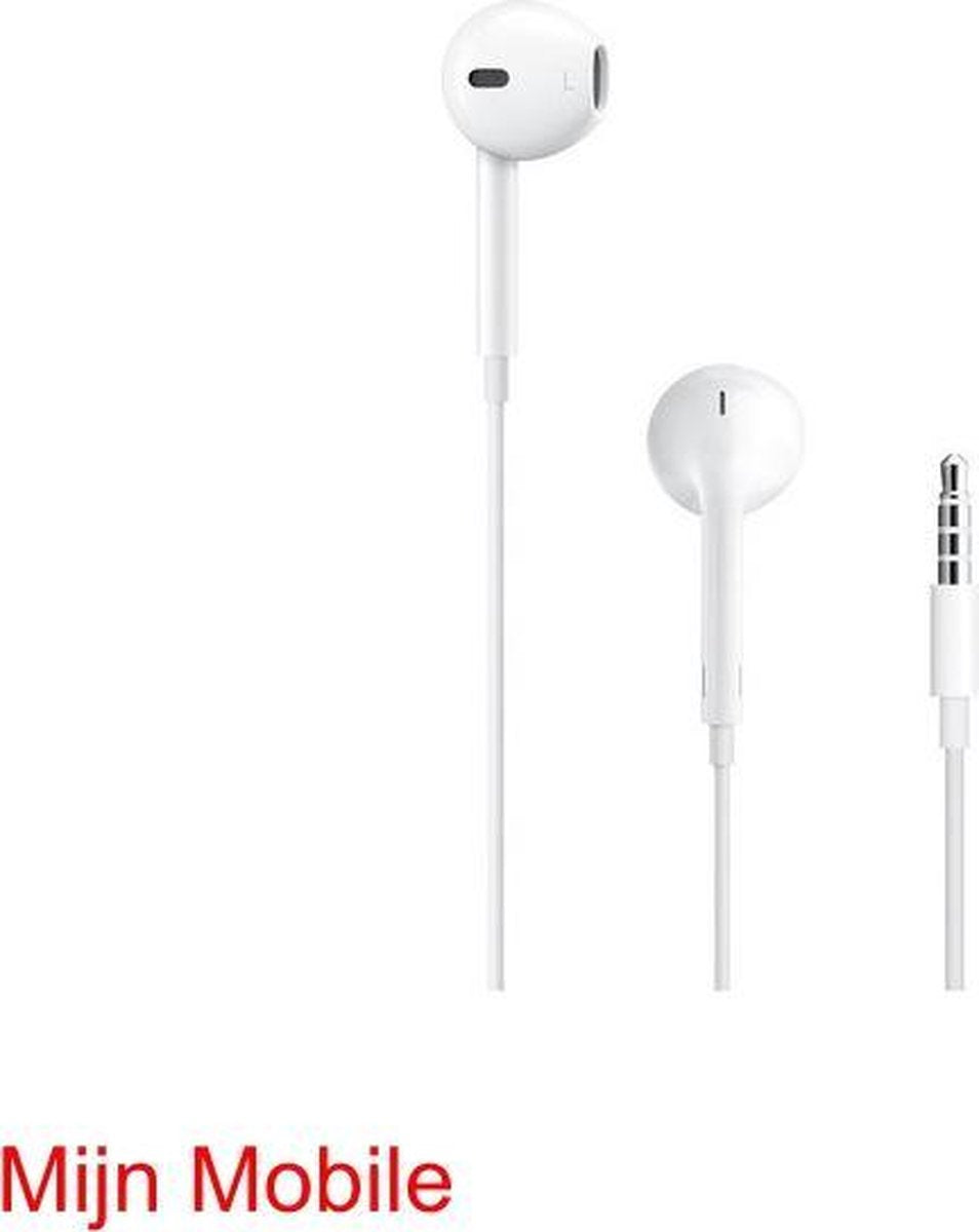 Headset oortjes In-Ear 3.5 mm Jack - Wit Voor iPhone Muziek Audio en Bellen