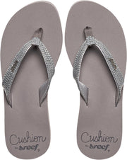 Reef Star Cushion Sassy Dames Slippers - Gunmetal - Maat 37