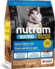 Nutram Adult/Senior Cat S5 - 1