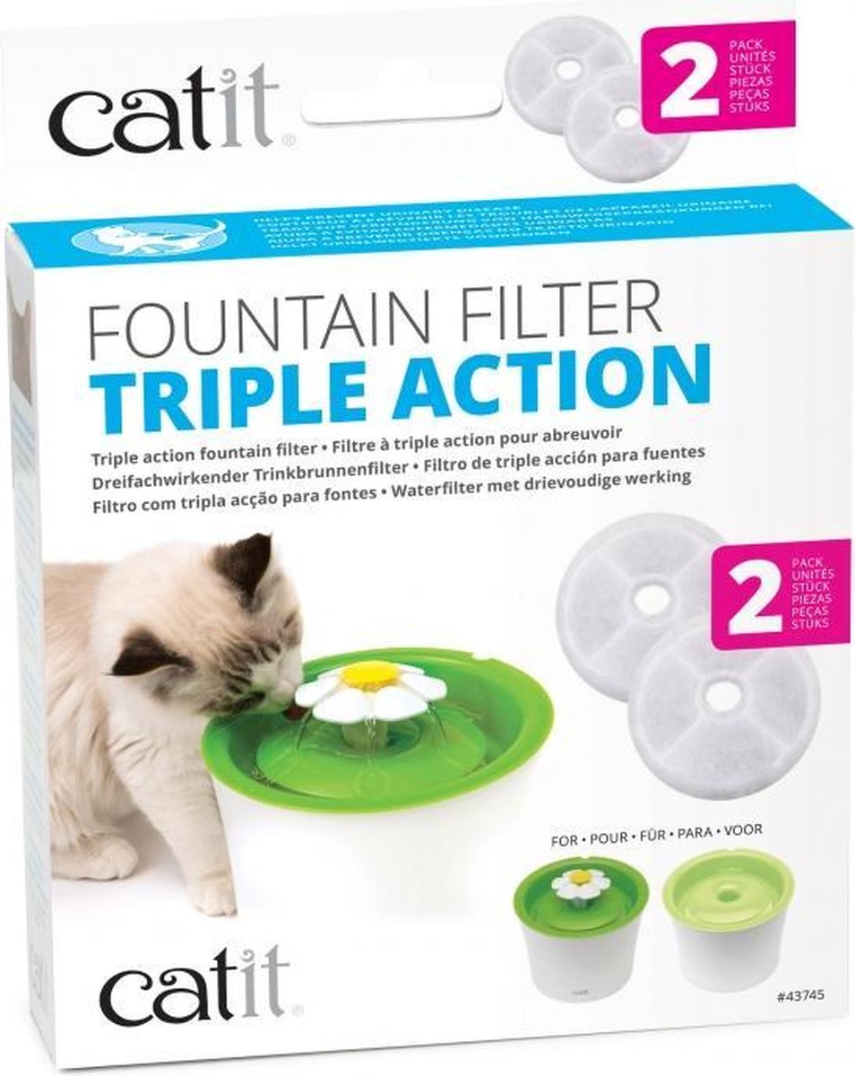 Cat it senses filter flower fountain 2st