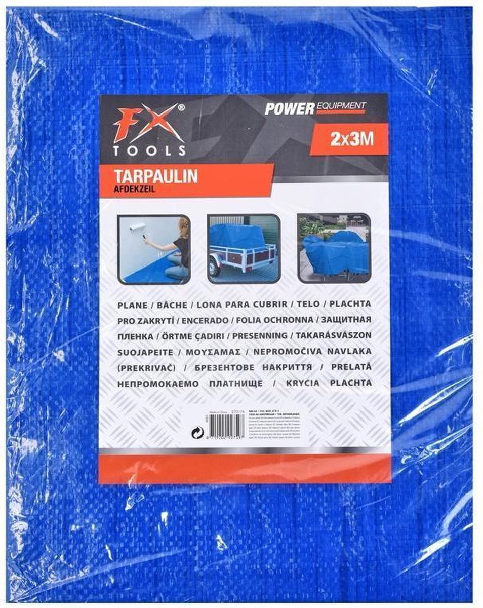 Blauw Afdekzeil | 2 x 3 meter | Voor bescherming
