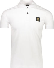 Belstaff Polo Wit Getailleerd - Maat XXL - Heren - Lente/Zomer Collectie - Katoen