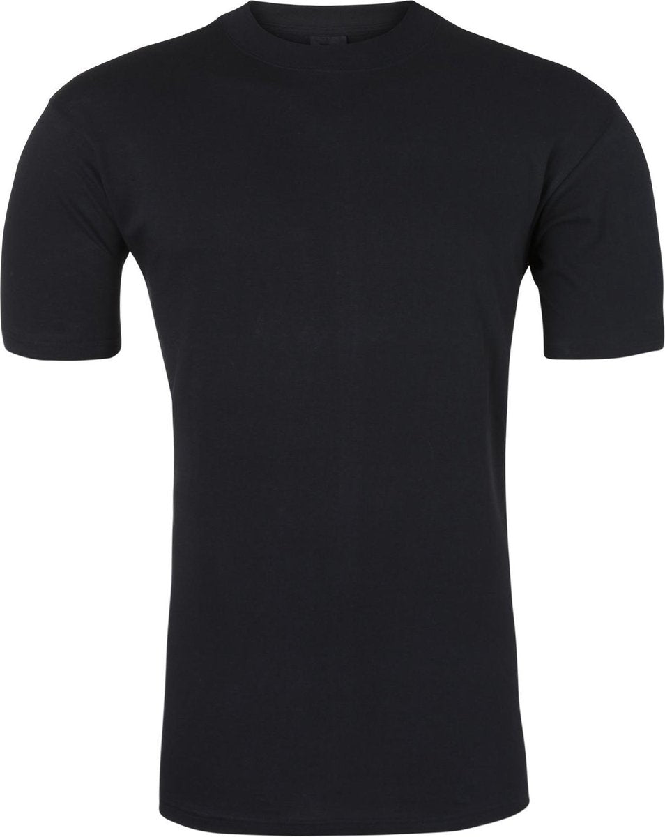 HOM - Heren - Harro Ronde Hals T-shirt - Zwart - M
