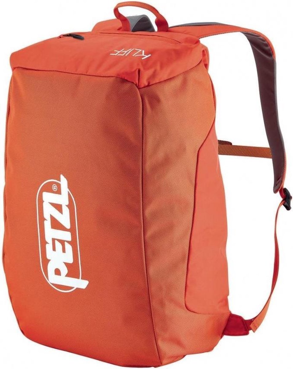 Petzl Kliff een touwtas waar 100 meter klimtouw inpast! Red/Orange
