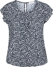 Bedrukte blouse Bahia in viscose