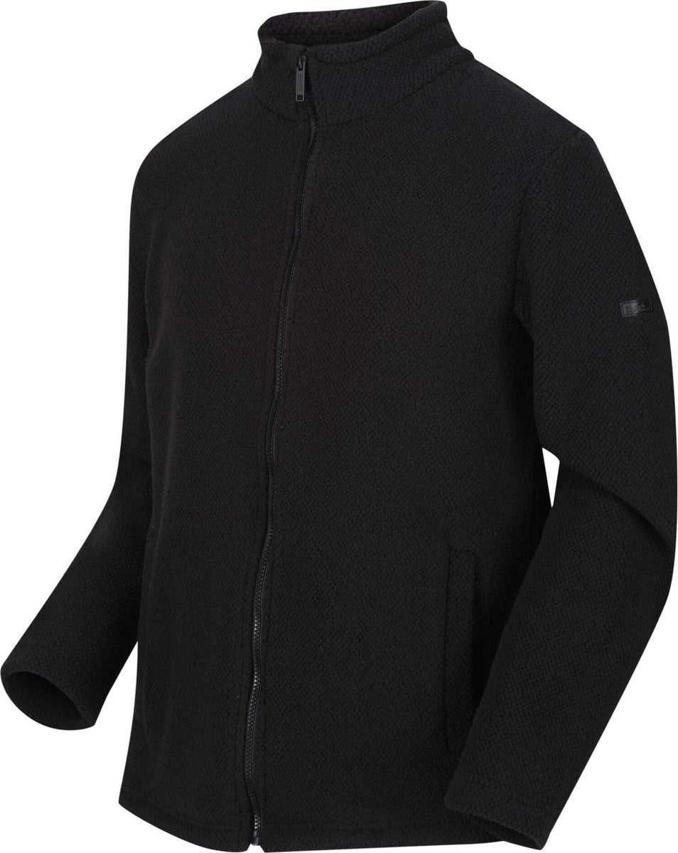 Esdras Fleece met honingraatpatroon en rits over de volle lengte van Regatta voor Heren