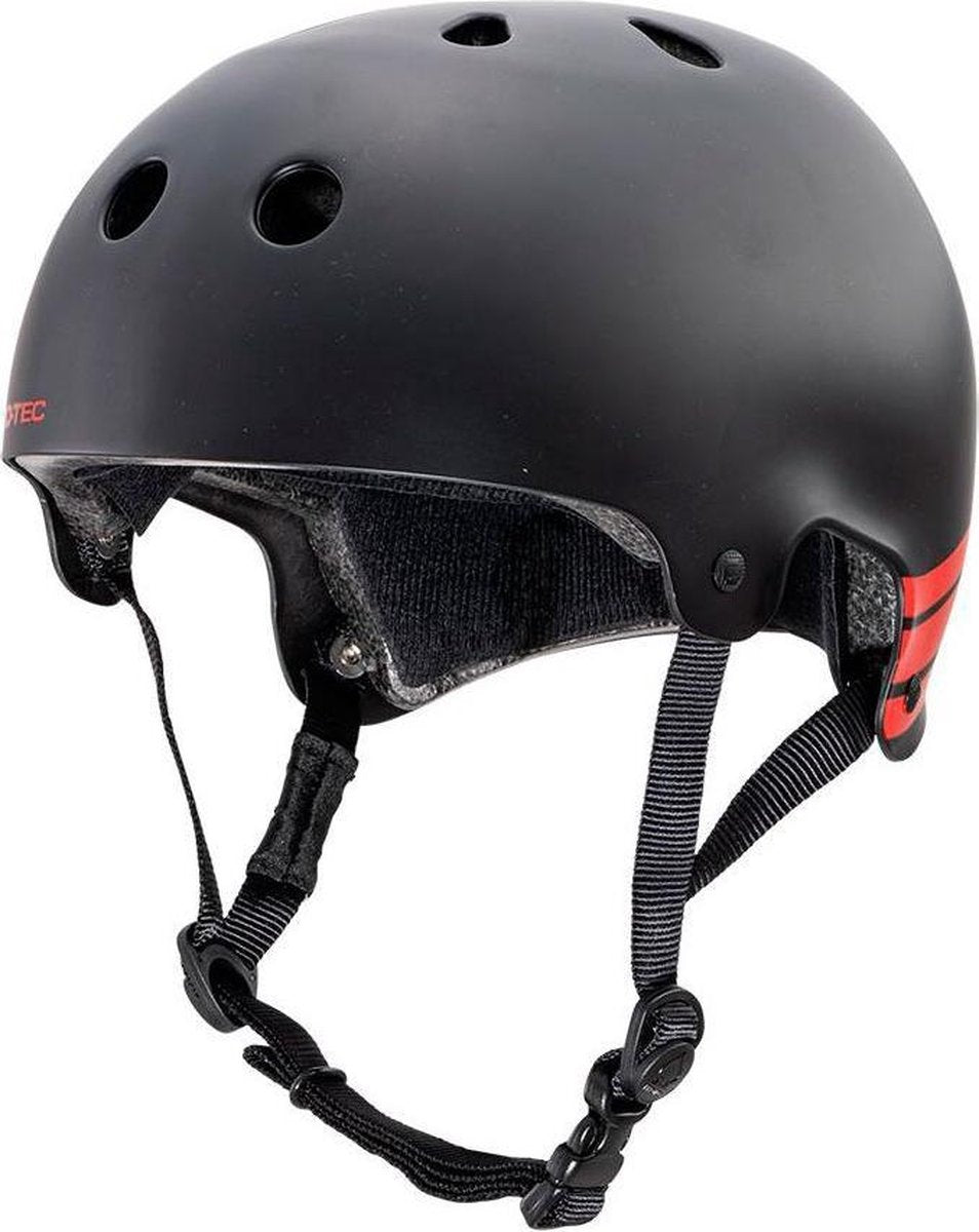 Pro-tec Old school Cert Skeleton Key skateboardhelm black/red