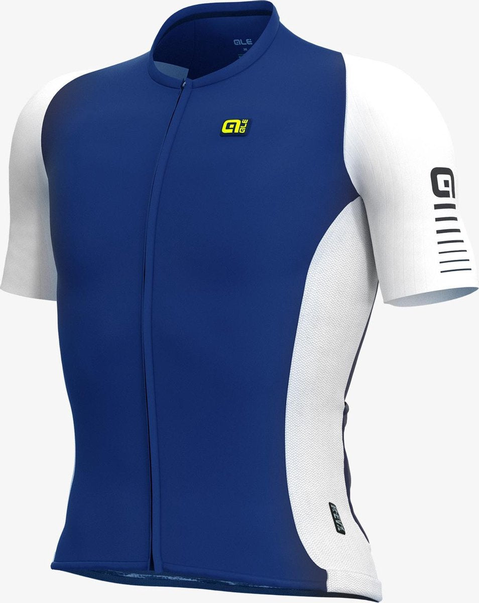 Ale Fietsshirt Korte Mouwen R-EV1 Race 2.0 - Blauw - M - Valt klein