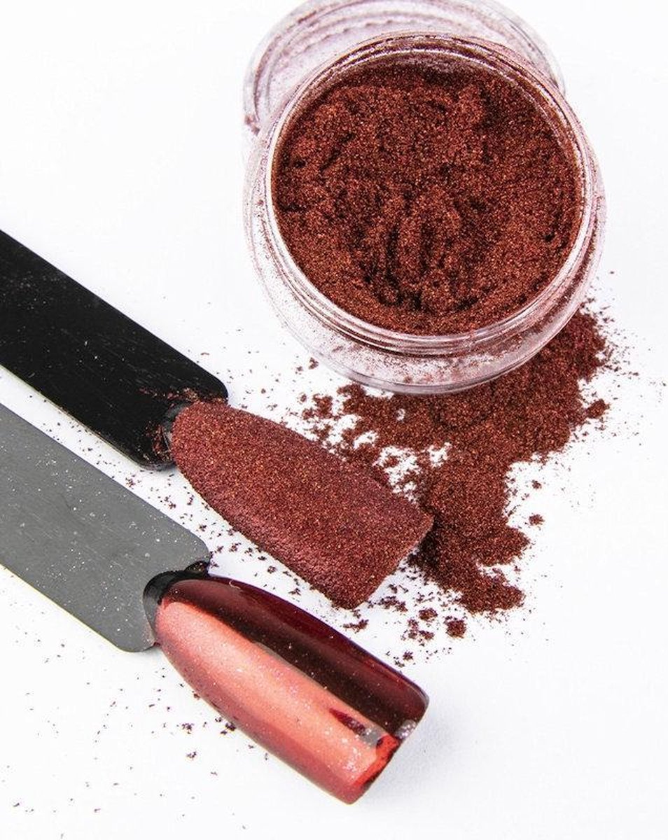 Claresa Glass Nail Dust Powder #5 RED VELVET