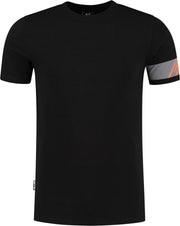 Malelions Captain T-Shirt - Black/Orange - S