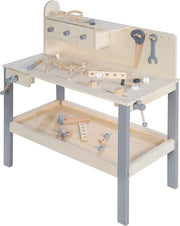 Roba Werkbank Junior 73 X 41 X 55 Cm Hout Naturel/grijs