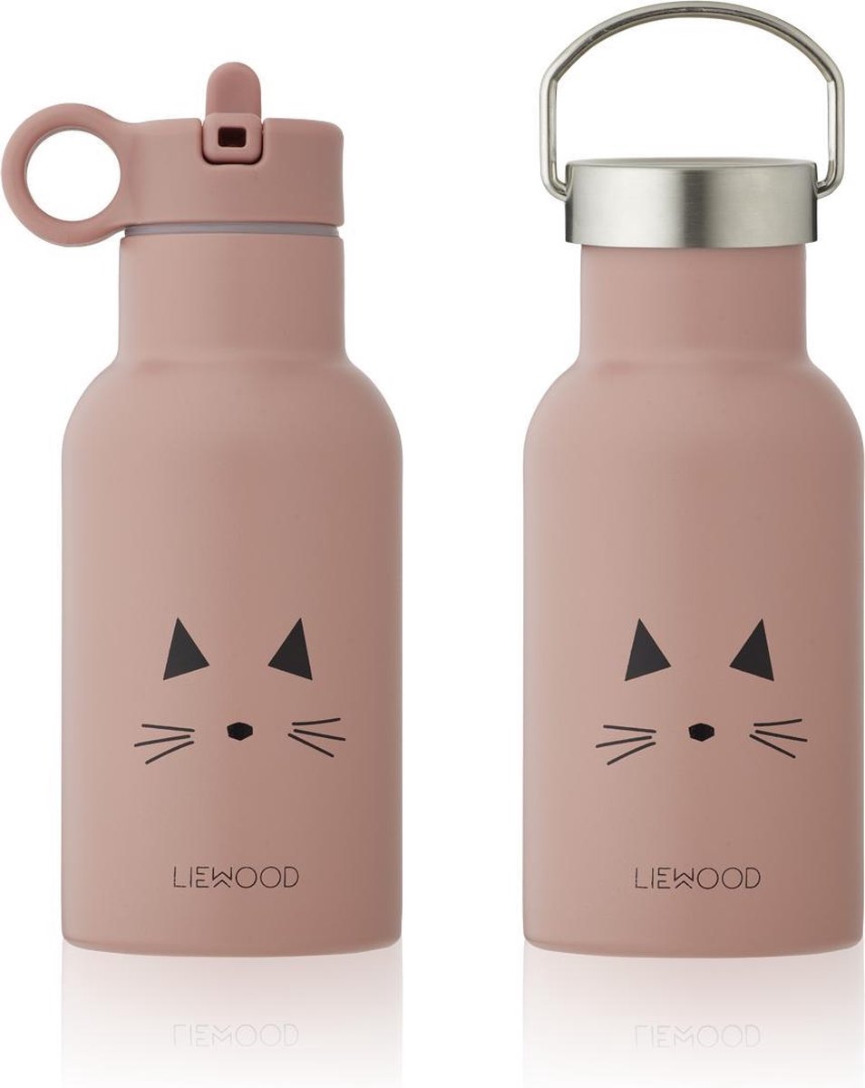 Super Knappe Anker Drinkfles - Cat rose