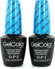 O.P.I GelColor Nagellak - I Sea You Wear OPI (2 stuks)