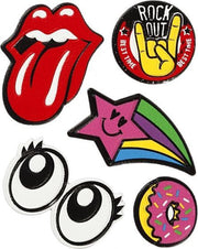 Zachte Stickers \'rock Out\' 5 Stuks