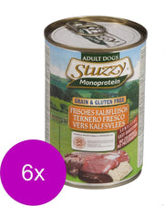 Stuzzy Blik Adult  Kalfsvlees - Hondenvoer - 6 x 400 g