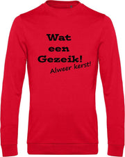 Sweater met opdruk “Wat een gezeik