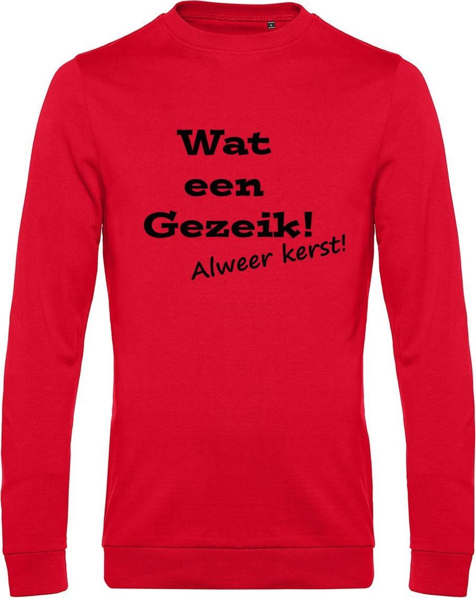Sweater met opdruk “Wat een gezeik