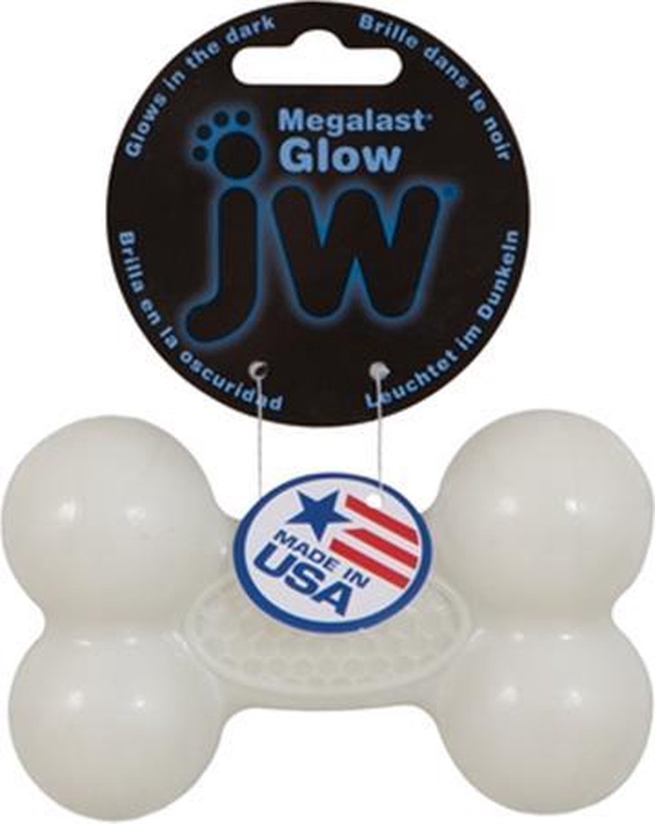 JW Megalast Glow Bone - Medium