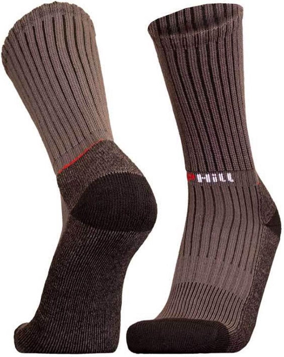 2-Pack UphillSport Comfortabele Hiking Sokken met Bamboe 8387.150 - Grijs - Unisex - Maat 43-46