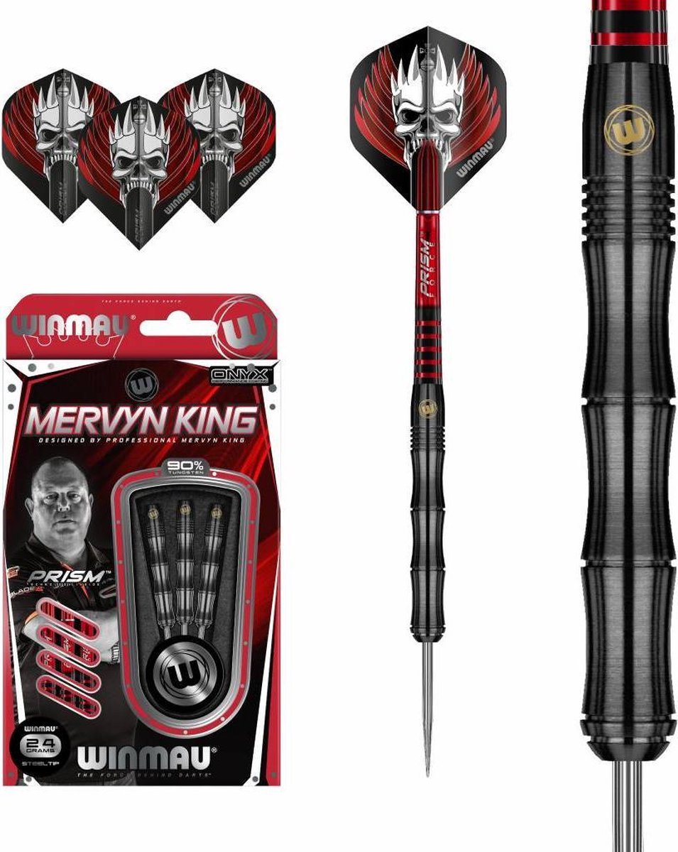 Winmau Mervyn King 90% PVD Grip - 22 Gram