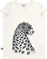 HEBE - meisjes t-shirt - luipaard - korte mouw - Maat 122/128