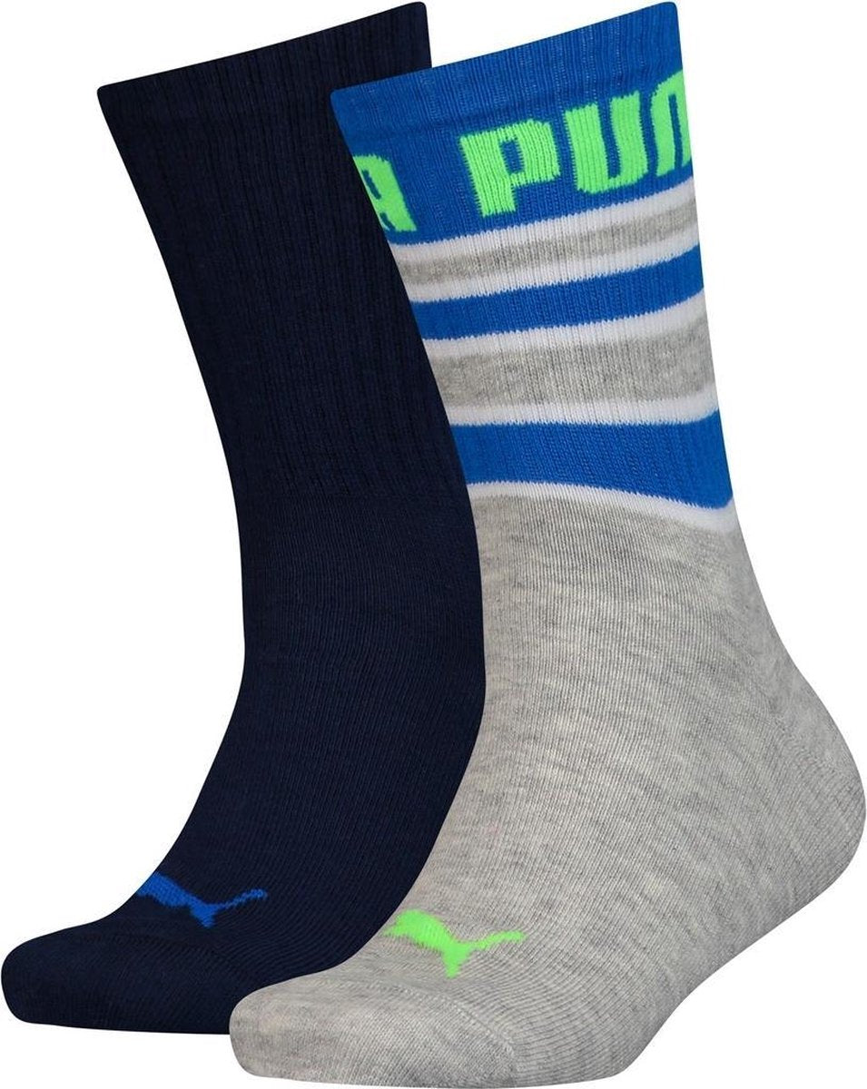 Puma - Boys Sock 2P Stripes - Kinderen - maat 31-34