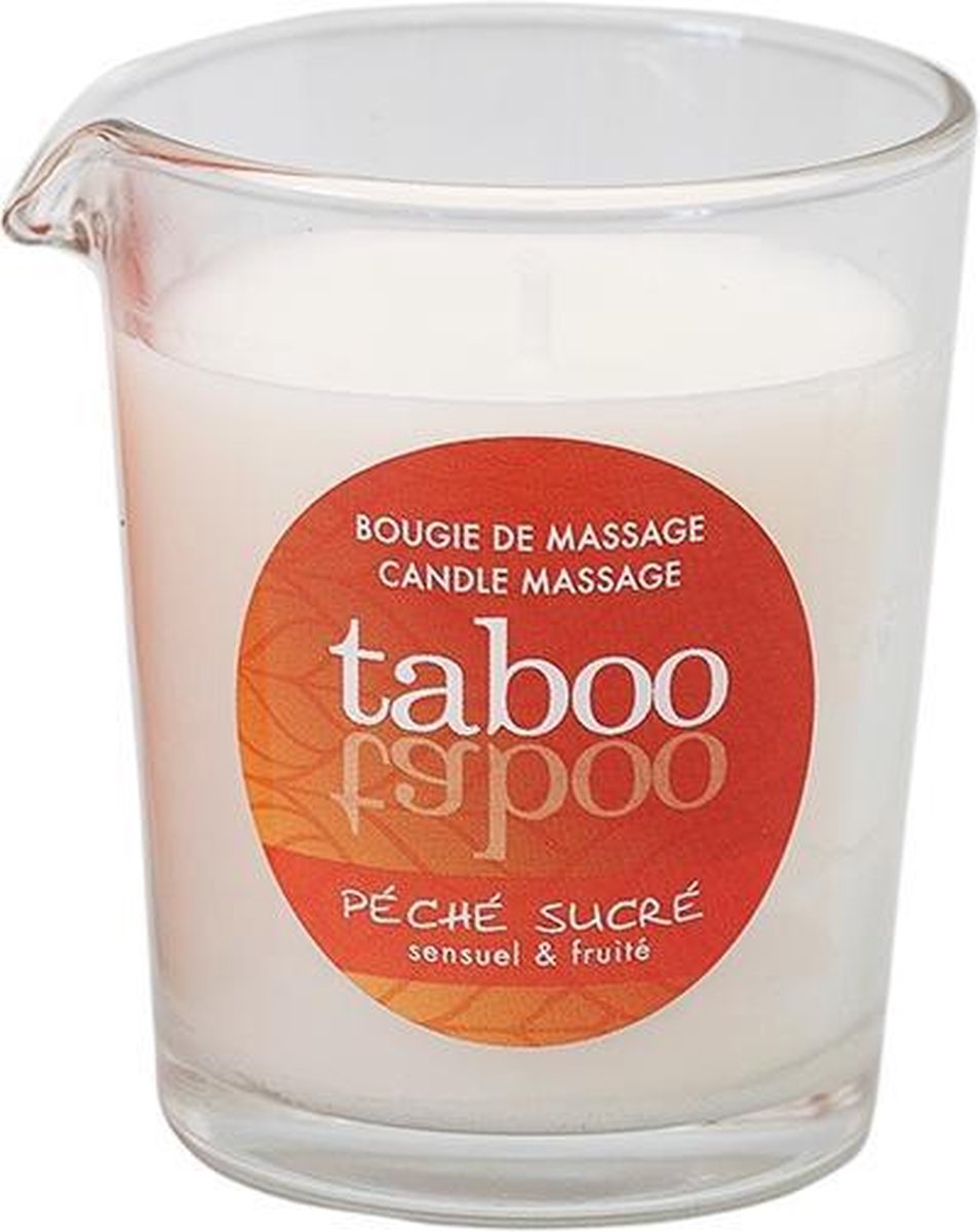 TABOO kaarsmassage VROUW PECHE SUCRE SMELL NECTARINE