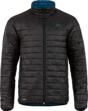 Highlander omkeerbare jas Coll met Tecloft vulling - Zwart/Petrol - XL