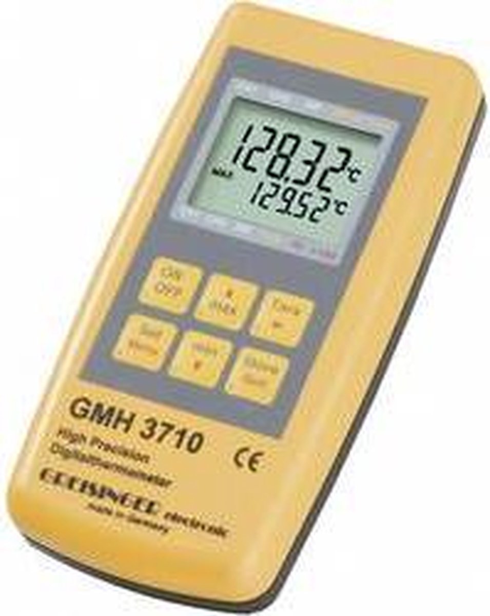Greisinger GMH 3710 Temperatuurmeter -199.99 tot +850 °C Sensortype Pt100